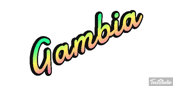 Gambia Text effect