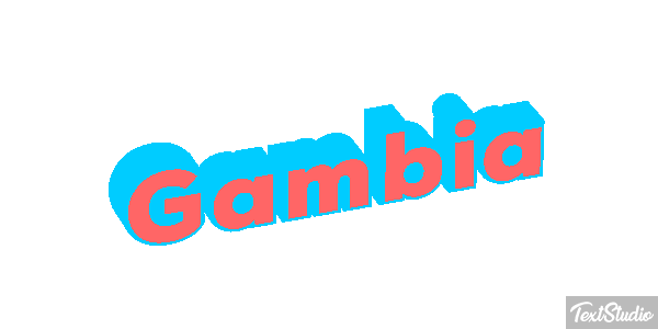Gambia Text effect