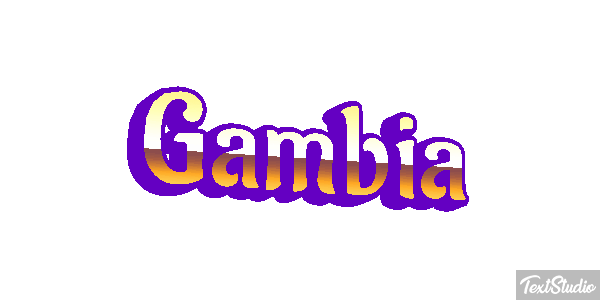 Gambia Text effect