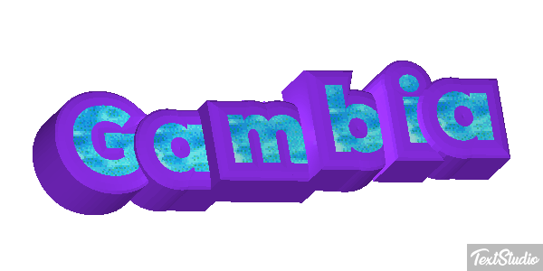 Gambia Text effect