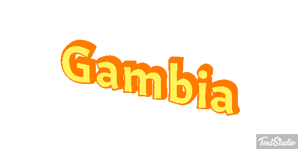 Gambia Text effect