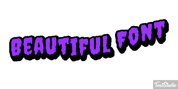 Beautiful Font Effetto testo