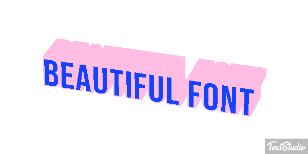 Beautiful Font Effetto testo