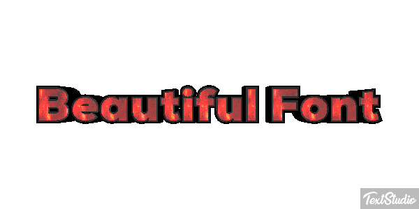 Beautiful Font Effetto testo