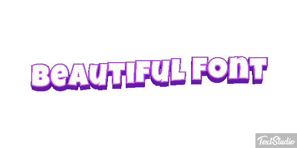 Beautiful Font Effetto testo