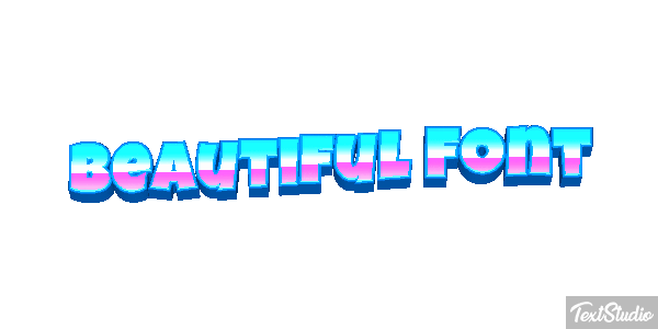 Beautiful Font Effetto testo