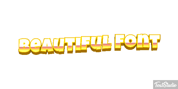 Beautiful Font Effetto testo