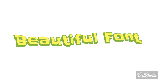 Beautiful Font Effetto testo