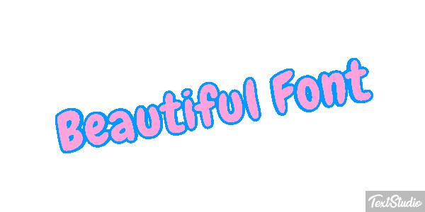 Beautiful Font Effetto testo