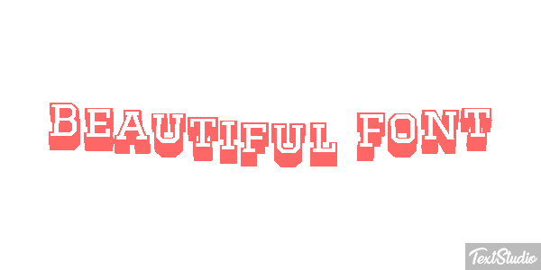 Beautiful Font Effetto testo
