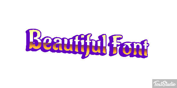 Beautiful Font Effetto testo