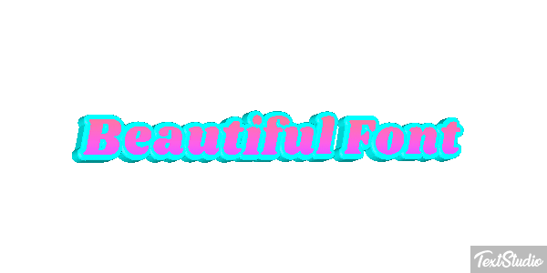 Beautiful Font Effetto testo