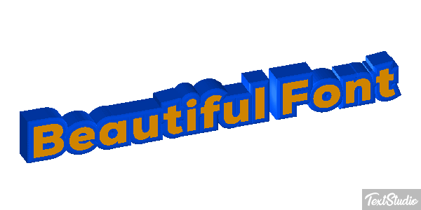 Beautiful Font Effetto testo