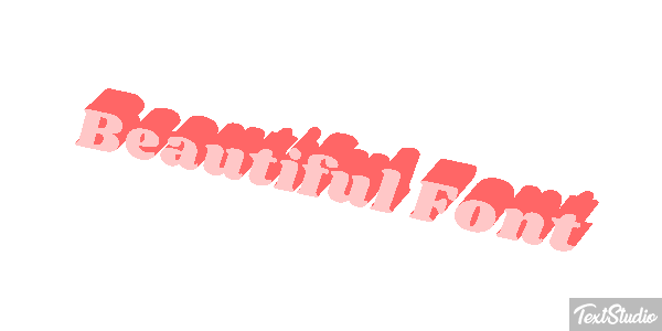 Beautiful Font Effetto testo