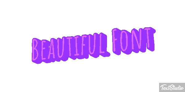 Beautiful Font Effetto testo