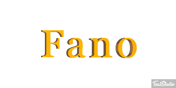 Fano Effet de texte
