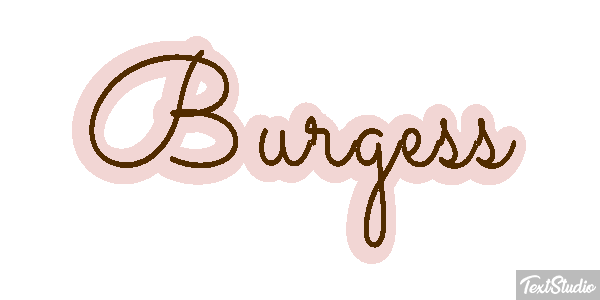Burgess テキスト効果