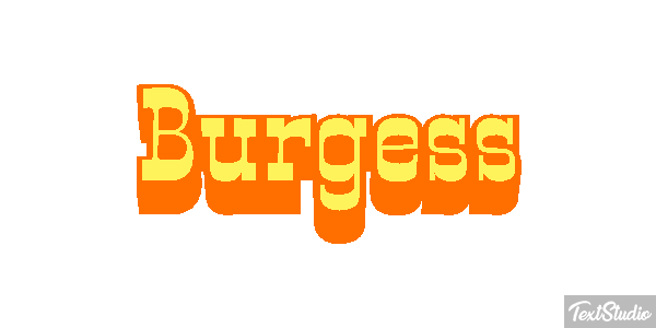 Burgess テキスト効果
