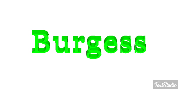 Burgess テキスト効果