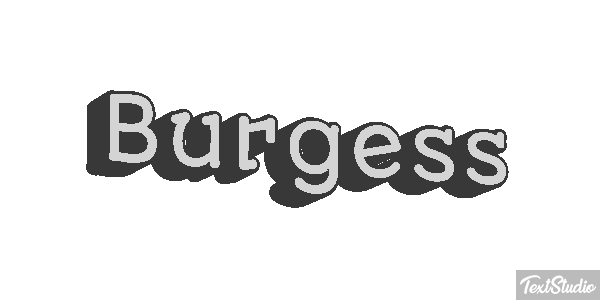 Burgess テキスト効果
