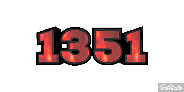 1351 Tekst effect
