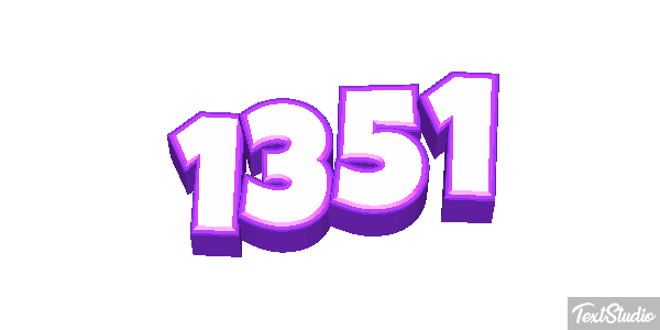 1351 Tekst effect