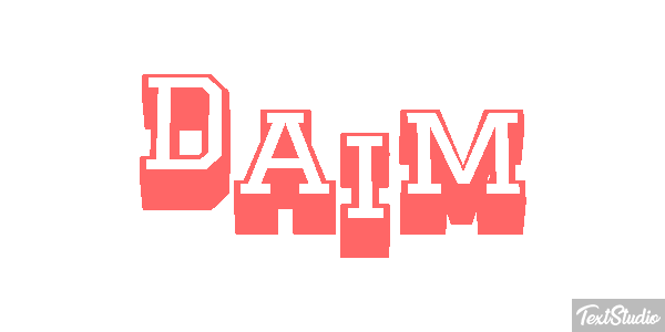 Daim Text effect