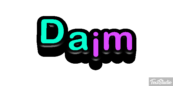 Daim Text effect