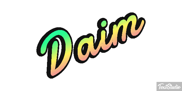 Daim Text effect