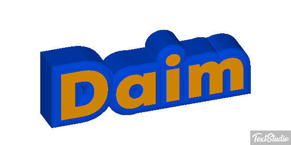 Daim Text effect