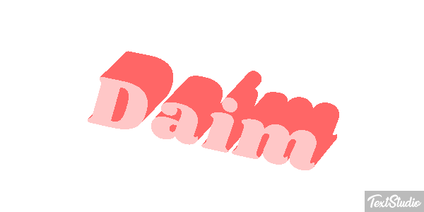 Daim Text effect
