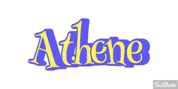 Athene Text effect