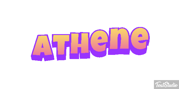 Athene Text effect