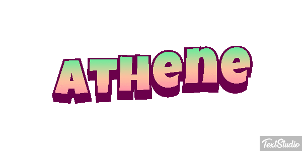 Athene Text effect