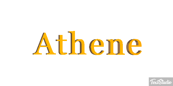 Athene Text effect