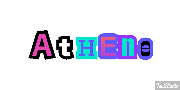 Athene Text effect