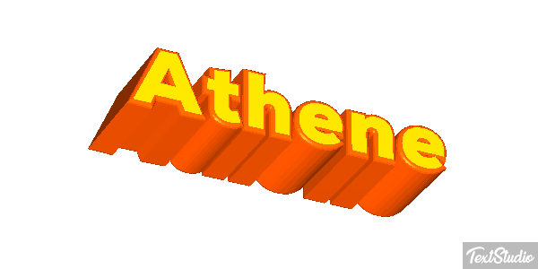 Athene Text effect