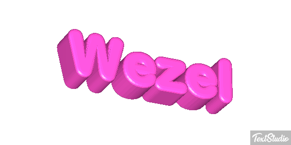 Wezel Efeito do texto