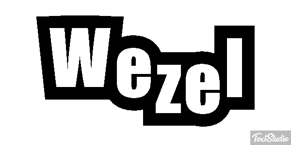 Wezel Efeito do texto