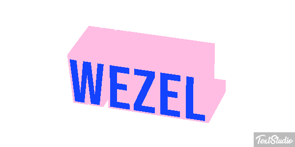 Wezel Efeito do texto