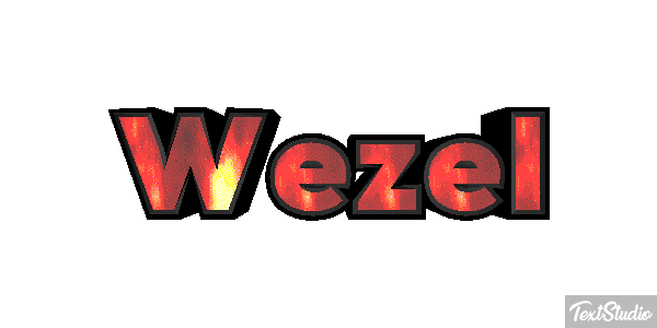 Wezel Efeito do texto