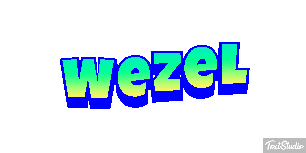 Wezel Efeito do texto
