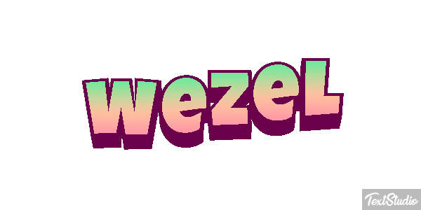 Wezel Efeito do texto