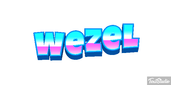 Wezel Efeito do texto