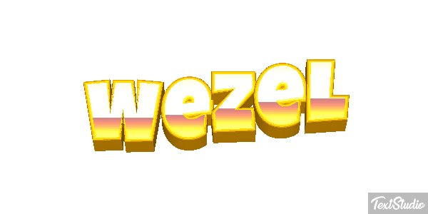 Wezel Efeito do texto