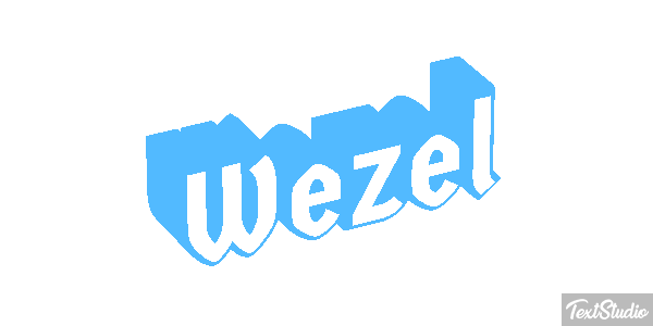 Wezel Efeito do texto