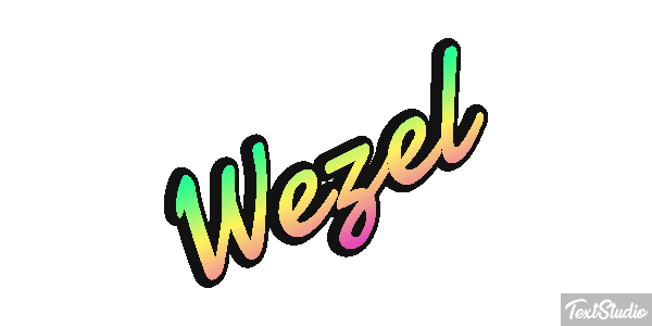 Wezel Efeito do texto