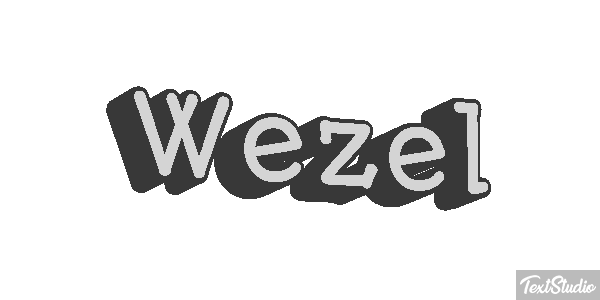 Wezel Efeito do texto
