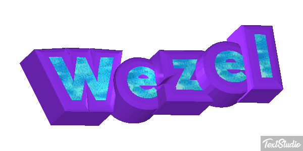 Wezel Efeito do texto