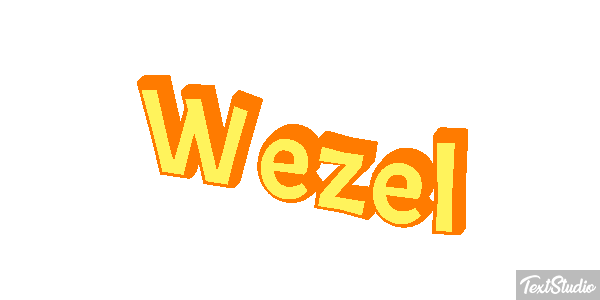 Wezel Efeito do texto